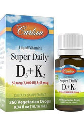 Carlson Labs - Kid's Super Daily D3 + K2 - Nutri.se